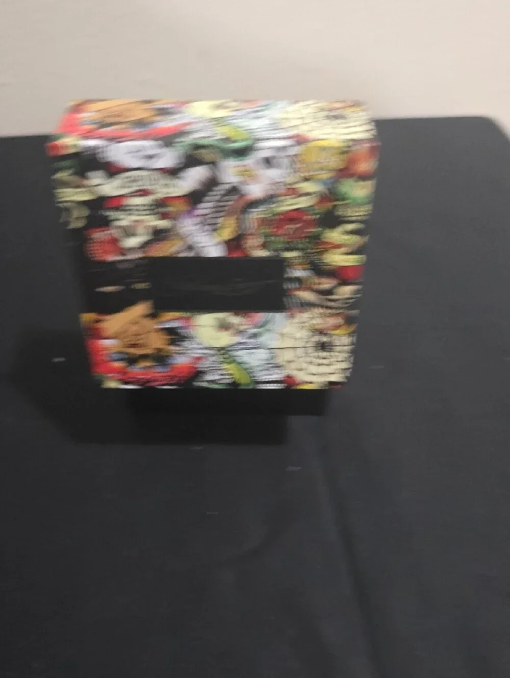 Ed Hardy Men's Silver Case Watch with Black Dial and Black Strap
